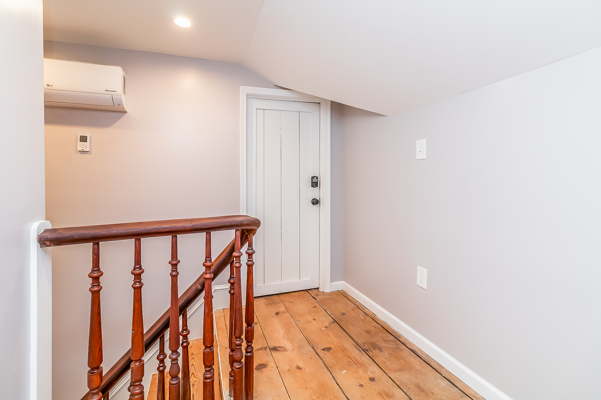 Upstairs landing with mini-split heating and cooling